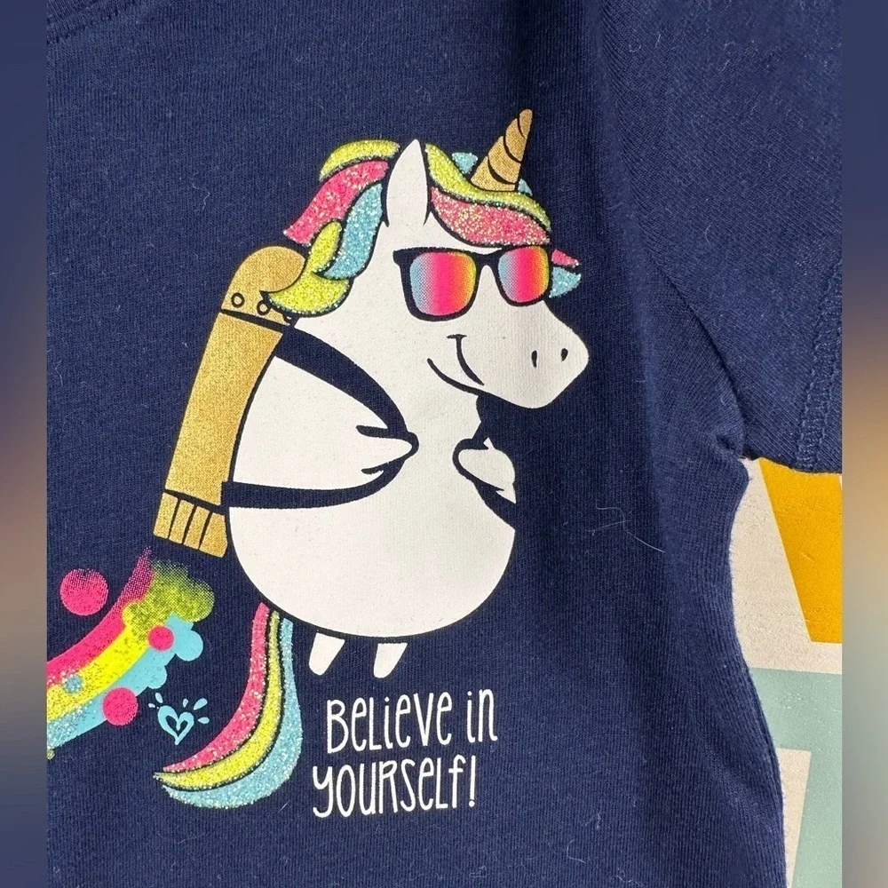 Justice girls unicorn size 10y t shirt brand new with tags